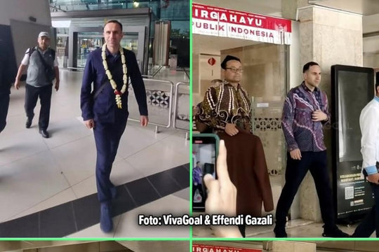 HLV Timur Kapadze có mặt tại Jakarta, sắp dẫn dắt ĐT Indonesia