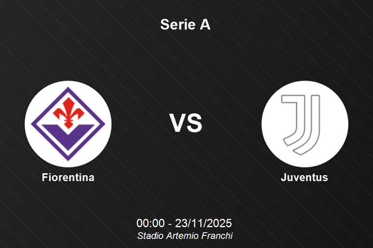 Nhận định Fiorentina vs Juventus - Serie A, 00:00 23/11