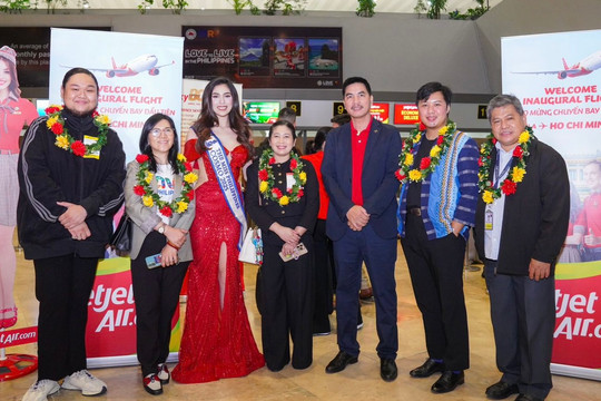 Vietjet khai trương đường bay TP.HCM - thủ đô Manila, mở ra kết nối du lịch, kinh tế