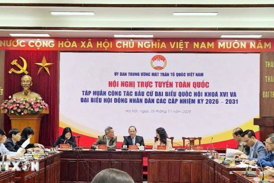 Tập huấn công tác bầu cử đại biểu Quốc hội khóa XVI và đại biểu HĐND các cấp