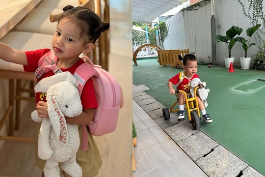 Sao Việt cho con đi học sớm: Chi trăm triệu và nỗi lo con khóc