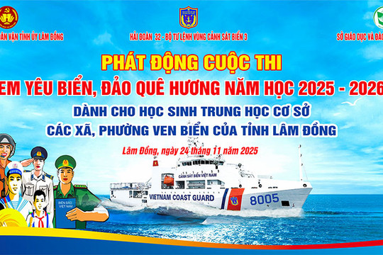 Lâm Đồng khai mạc Cuộc thi “Em yêu biển, đảo quê hương”