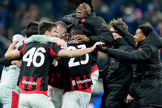Milan 1-0 Inter: Chiến thắng từ đòn phản công kinh điển