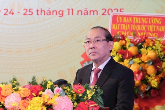 Bài phát biểu của đồng chí Hoàng Công Thủy, Phó Chủ tịch Ủy ban Trung ương MTTQ Việt Nam tại Đại hội đại biểu Mặt trận Tổ quốc Việt Nam tỉnh Lâm Đồng lần thứ I, nhiệm kỳ 2025 - 2030