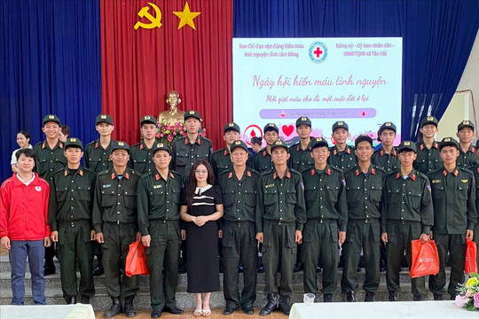 Tân Hội hiến tặng 174 đơn vị máu