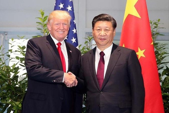 Chủ tịch Trung Quốc Tập Cận Bình điện đàm với Tổng thống Mỹ Donald Trump