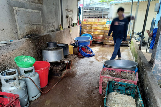 Bức xúc với cơ sở giết mổ gia cầm trong khu dân cư
