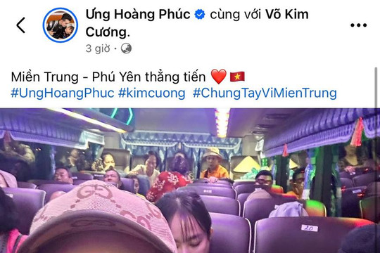 Ưng Hoàng Phúc phản hồi bình luận về lùm xùm từ thiện