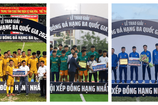 Giải hạng Ba 2025: Ba nhà vô địch cùng giành vé thăng hạng