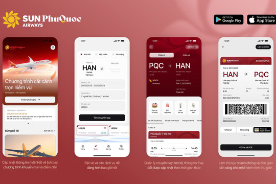 Du lịch Phú Quốc: Ứng dụng mới tích hợp đặt vé máy bay và Sun World