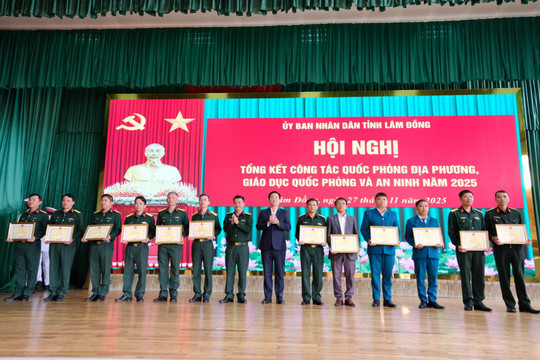Lâm Đồng hoàn thành xuất sắc nhiệm vụ quốc phòng địa phương