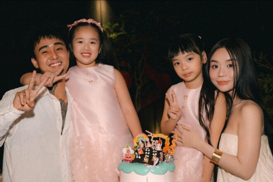 Đạt G và Cindy Lư: Tổ ấm viên mãn bên hai con gái riêng