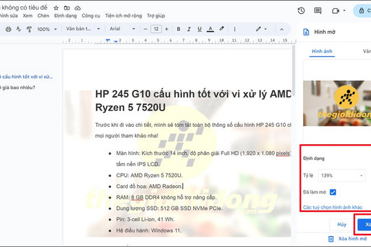 Cách chèn watermark vào Google Docs để bảo vệ tài liệu