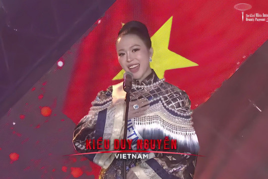 Kiều Duy dừng chân tại Miss International 2025