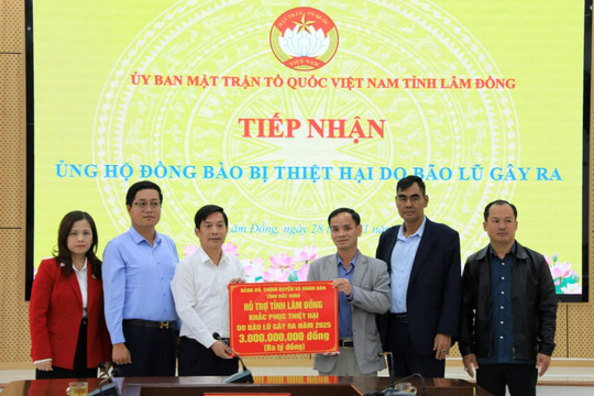 Bắc Ninh hỗ trợ 3 tỷ đồng chia sẻ khó khăn với Lâm Đồng sau mưa lũ