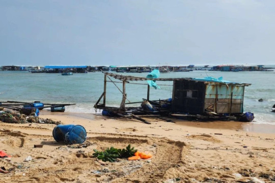 Lâm Đồng: Nhiều nhà lồng nuôi thủy sản bị sóng trôi, thiệt hại hơn 2 tỷ