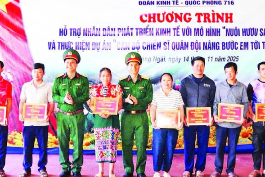Hướng sinh kế bền vững cho người dân vùng biên
