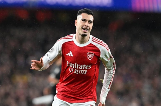Bùa may mắn Martinelli: Arsenal bất bại trong 50 trận anh ghi bàn