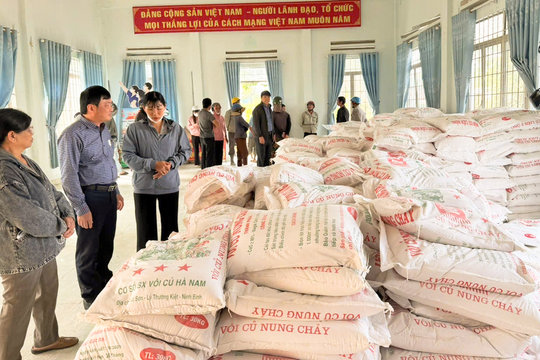 Hỗ trợ người dân Cát Tiên phục hồi sản xuất nông nghiệp