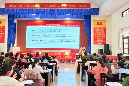 Xã Cát Tiên triển khai học tập Nghị quyết Đại hội Đảng bộ tỉnh Lâm Đồng lần thứ I