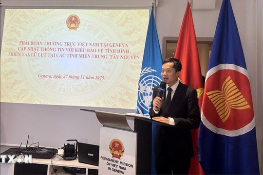 Cộng đồng người Việt tại Thụy Sĩ quyên góp ủng hộ đồng bào miền Trung - Tây Nguyên