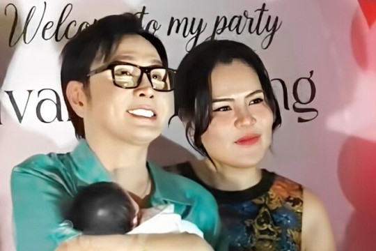 Vũ Luân, Phương Lê mừng đầy tháng con gái tại biệt thự 200 tỷ