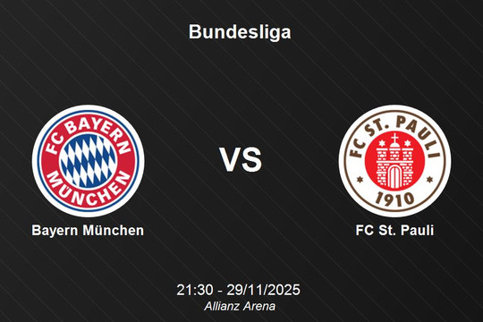 Nhận định Bayern München vs FC St. Pauli - Bundesliga