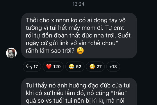 Minh Triệu lên tiếng sau chia sẻ 'tự làm đau' của Kỳ Duyên