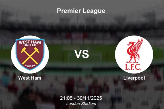 Nhận định West Ham vs Liverpool - Premier League: Liverpool áp đảo đối đầu