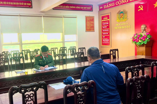 Công an tỉnh Nghệ An xử phạt trường hợp đăng tin sai sự thật về mưa lũ tại tỉnh Đắk Lắk