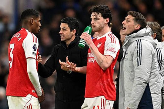 Arsenal sụp đổ tại Stamford Bridge: Nỗi sợ hãi của Arteta