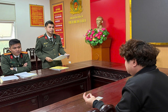 Xử phạt nam thanh niên chuyển cuộc gọi đòi nợ đến Đường dây nóng Bộ Công an
