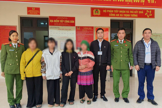 Lào Cai: Công an xã Trịnh Tường kịp thời ngăn chặn 02 học sinh bị dụ dỗ bỏ học đi làm thuê