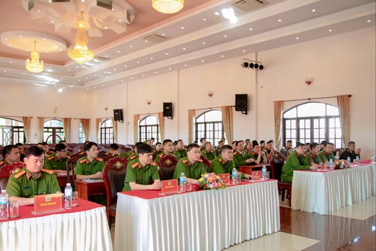 Khai giảng lớp đào tạo nghiệp vụ khám nghiệm hiện trường cho lực lượng cơ sở