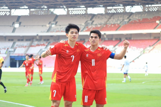 U22 Việt Nam áp đảo BXH giá trị cầu thủ tại SEA Games 33