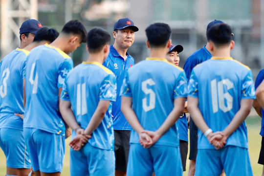 U22 Việt Nam sẵn sàng cho trận ra quân SEA Games 33 gặp Lào