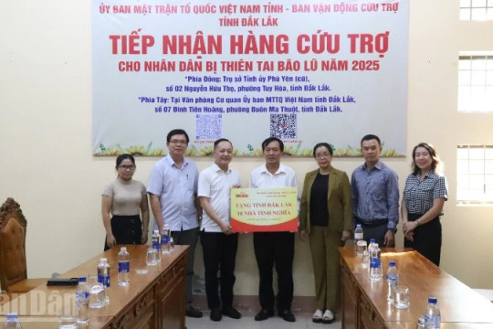 Báo Nhân Dân hỗ trợ tỉnh Đắk Lắk xây dựng 10 căn nhà tình nghĩa