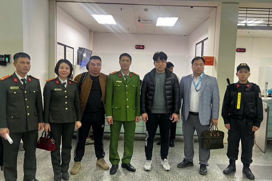 Công an tỉnh Bắc Ninh bắt giữ và bàn giao đối tượng truy nã đỏ của Interpol cho Hàn Quốc