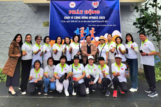 Lâm Đồng phát động giải chạy UpRace 2025 gây quỹ hỗ trợ người khuyết tật