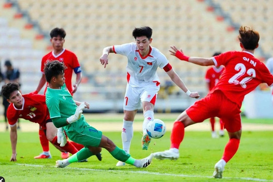 U22 Việt Nam thắng chật vật Lào 2-1 ở trận ra quân SEA Games