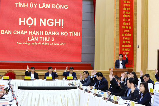 Ban Chấp hành Đảng bộ tỉnh Lâm Đồng thông qua 9 nội dung trọng tâm