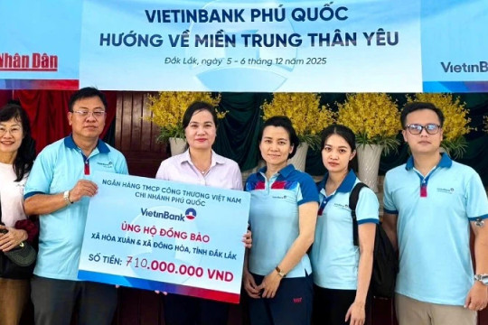 Hỗ trợ người dân ảnh hưởng mưa lũ tại xã Đông Hòa và Hòa Xuân của tỉnh Đắk Lắk