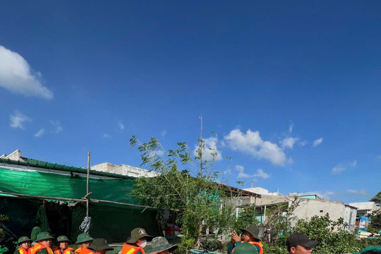 Liên Hương khẩn trương khắc phục hậu quả sau lũ