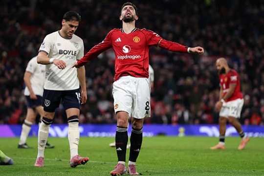 MU bị West Ham cầm hòa 1-1: Ác mộng cố định tái diễn