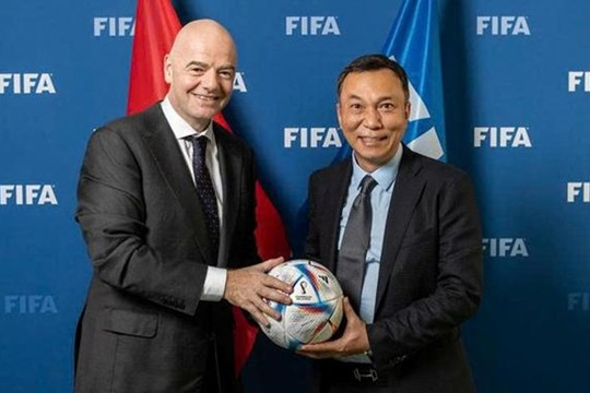 Chủ tịch VFF Trần Quốc Tuấn dự lễ bốc thăm lịch sử World Cup 48 đội