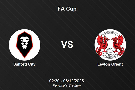Nhận định Salford City vs Leyton Orient - FA Cup
