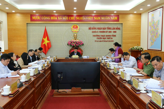 Thường trực HĐND tỉnh Lâm Đồng cho ý kiến nhiều dự thảo nghị quyết quan trọng