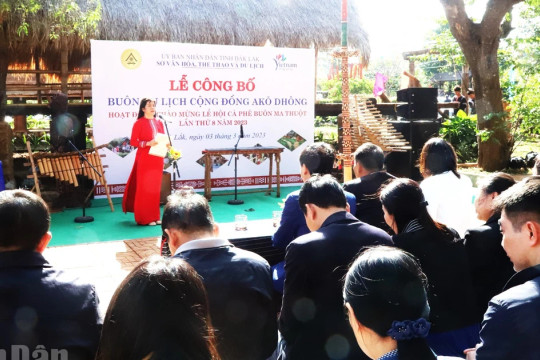 Đắk Lắk phát triển du lịch cộng đồng gắn với nâng cao đời sống đồng bào dân tộc thiểu số
