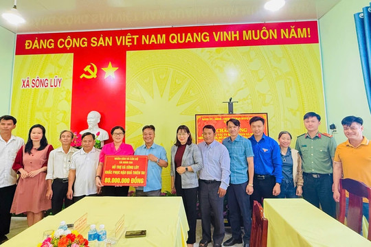 Ninh Gia chung tay giúp Sông Lũy vượt khó khăn sau mưa lũ