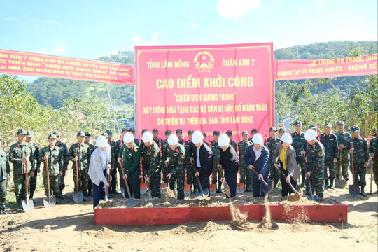 Phó Thủ tướng Bùi Thanh Sơn dự khởi công Chiến dịch Quang Trung tại Lâm Đồng